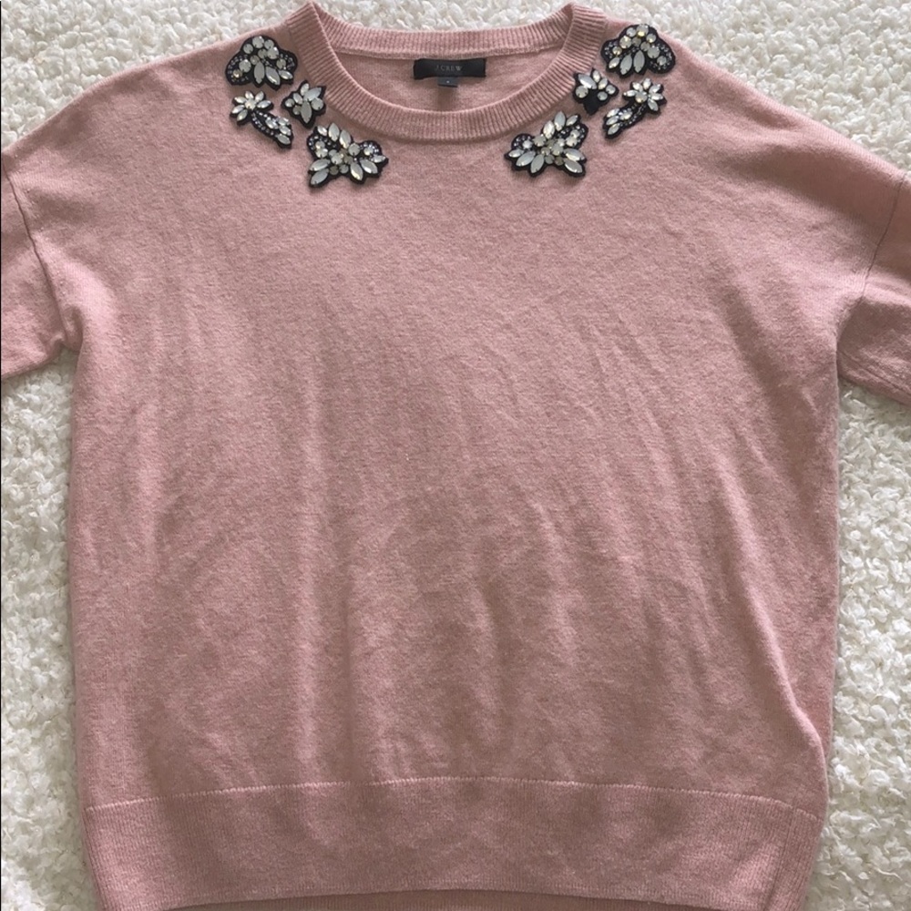 J Crew Rhinestone Sweater Size Small